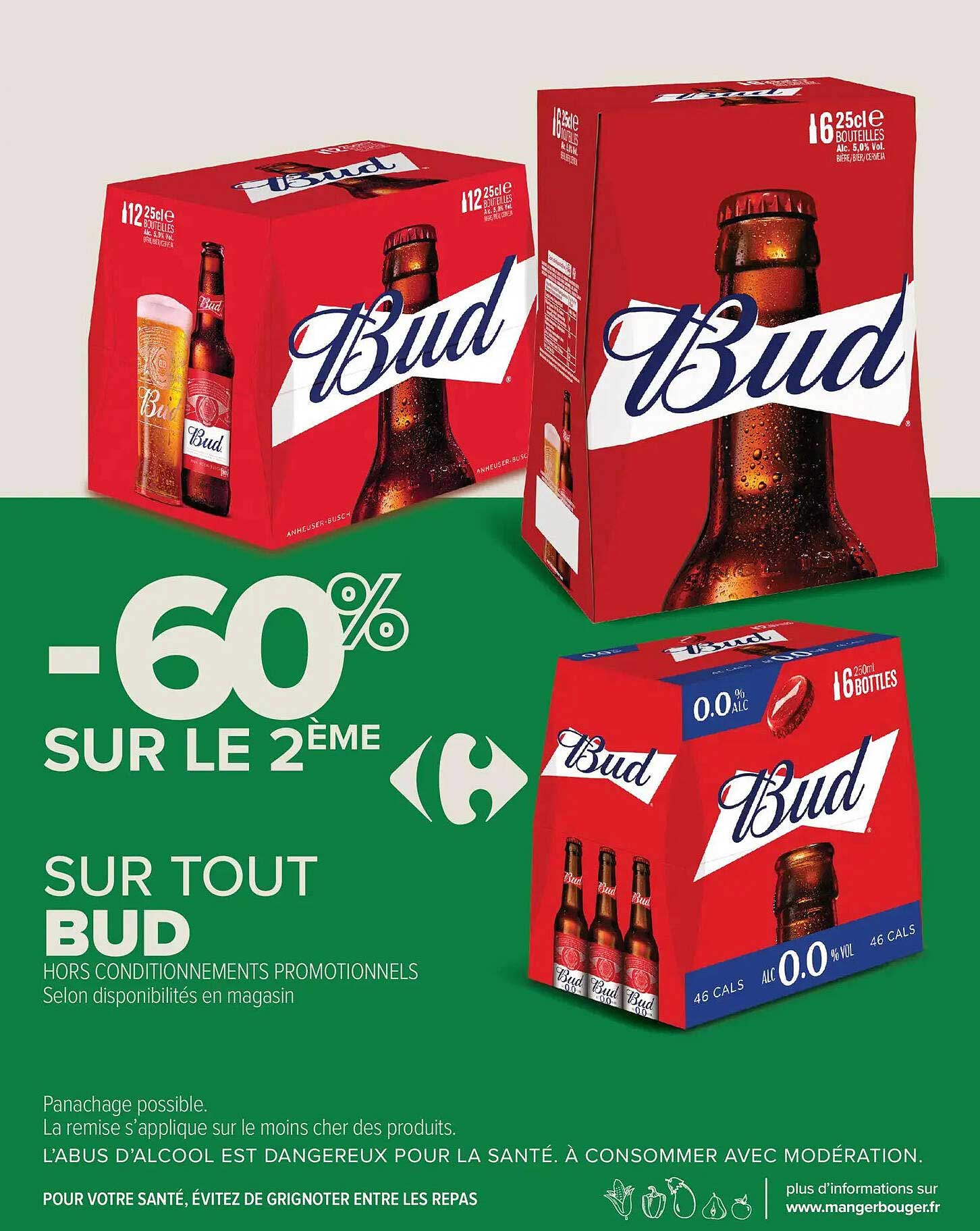 -60% SUR LE 2ÈME SUR TOUT BUD