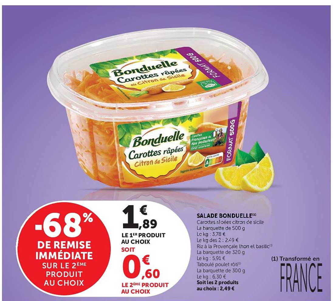 -68% DE REMISE IMMÉDIATE SUR LE 2ÈME PRODUIT AU CHOIX