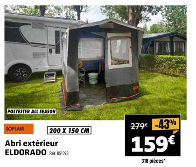 Abri extérieur ELDORADO