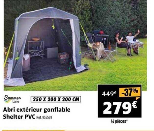 Abri extérieur gonflable Shelter PVC