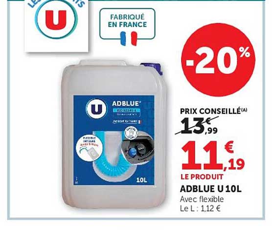ADBLUE U 10L Avec flexible