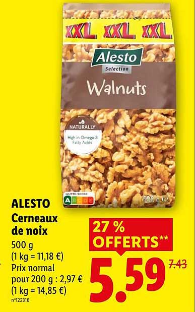 ALESTO Cerneaux de noix 500 g