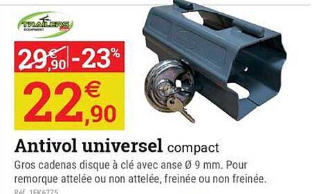 Antivol universel compact