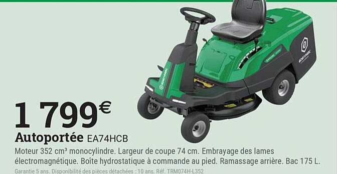 Autoportée EA74HCB
