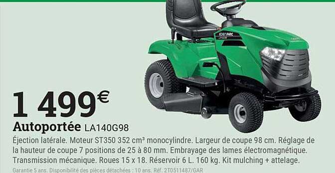 Autoportée LA140G98