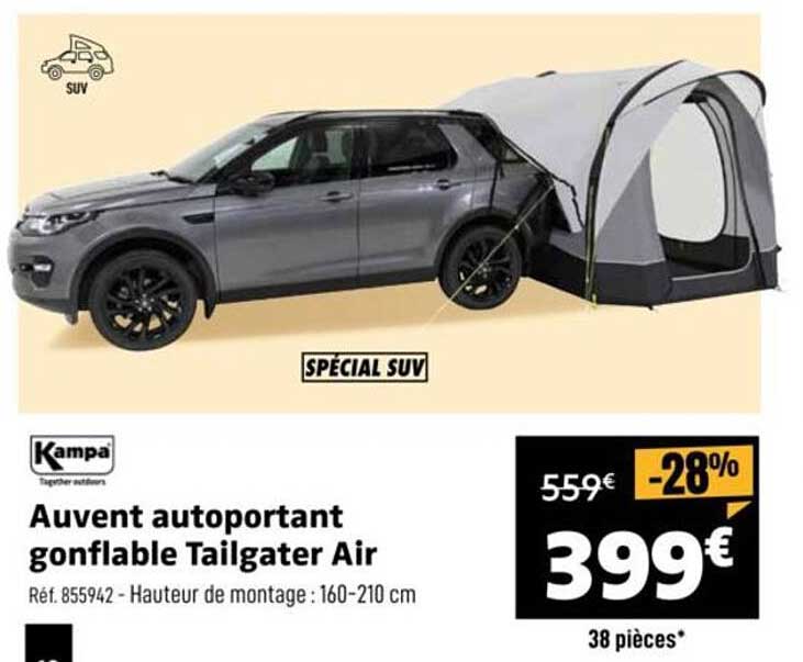 Auvent autoportant gonflable Tailgater Air