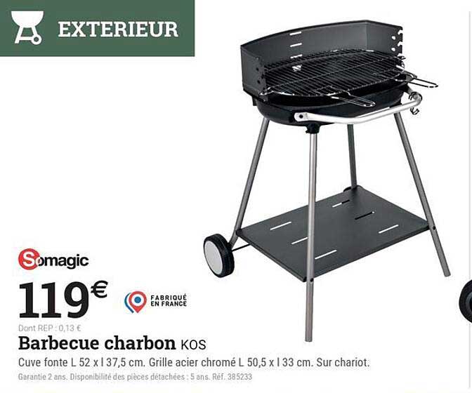 Barbecue charbon KOS