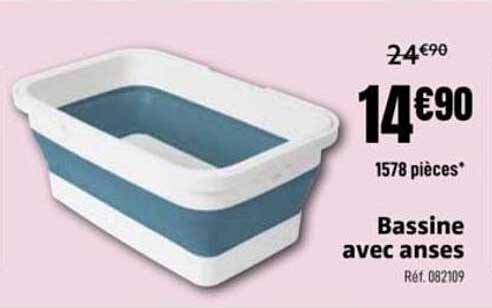 Bassine avec anses