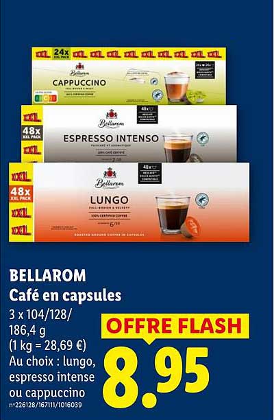 BELLAROM Café en capsules