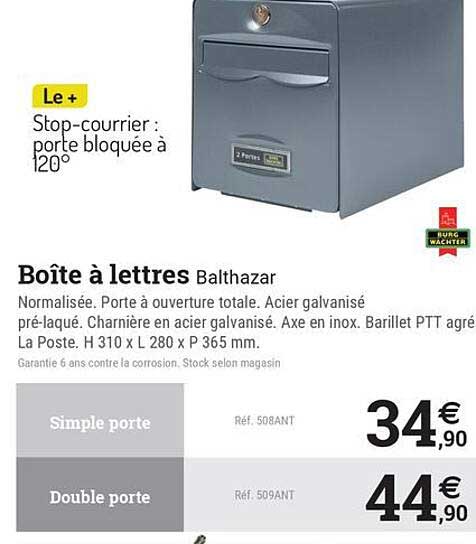 Boîte à lettres Balthazar