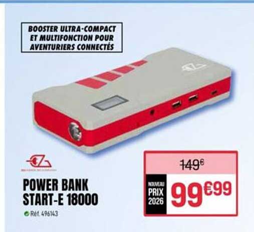 BOOSTER ULTRA-COMPACT ET MULTIFONCTION POUR AVENTURIERS CONNECTÉS
