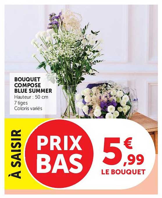 BOUQUET COMPOSE BLUE SUMMER