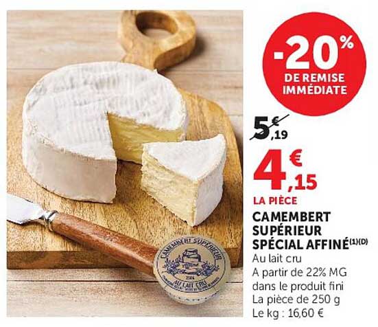 CAMEMBERT SUPÉRIEUR SPÉCIAL AFFINÉ