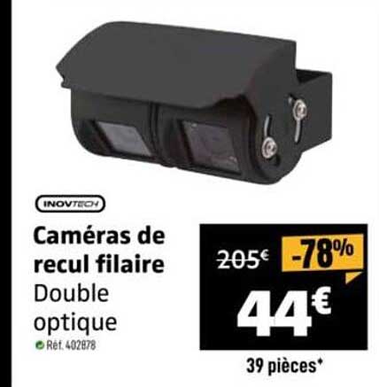 Caméras de recul filaire Double optique