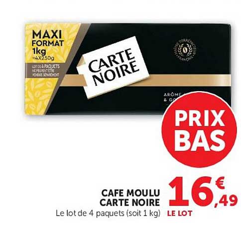 CARTE NOIRE