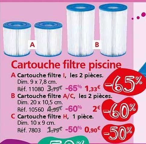 Cartouche filtre piscine