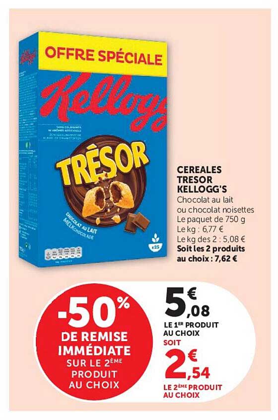 CEREALES TRESOR KELLOGG'S