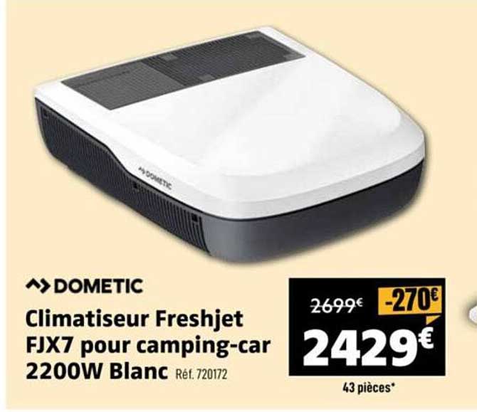 Climatiseur Freshjet FJX7 pour camping-car 2200W Blanc