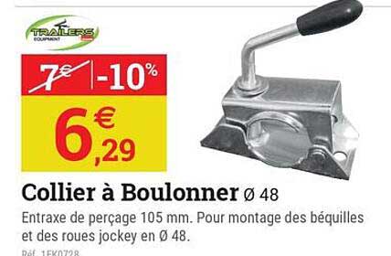 Collier à Boulonner ø 48