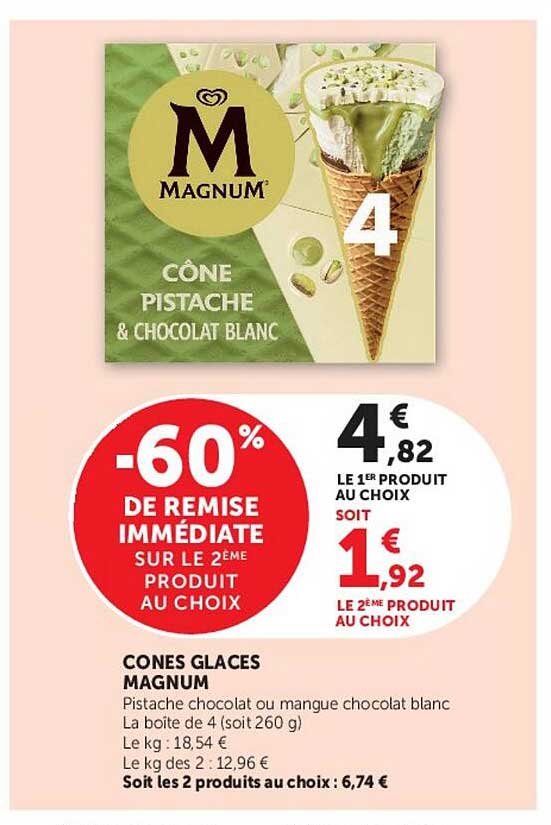 CONES GLACES MAGNUM