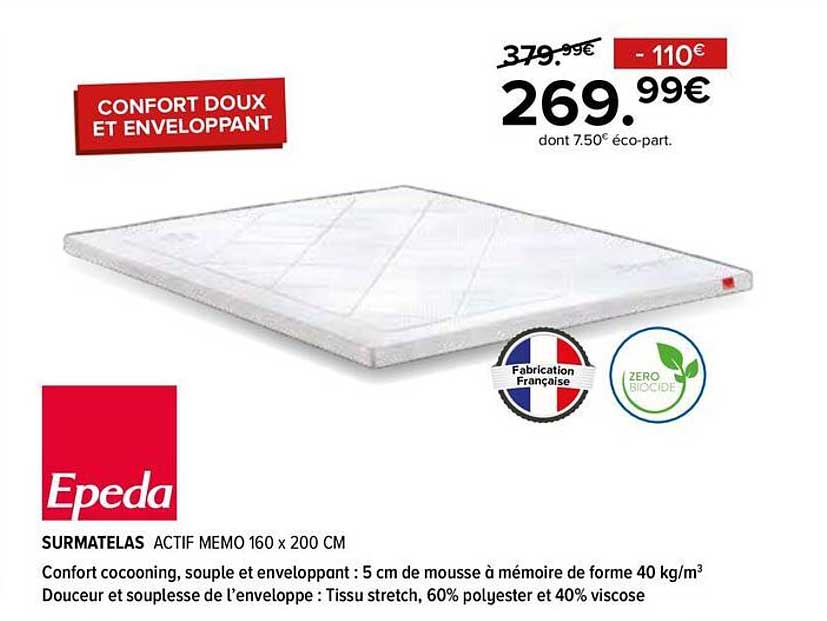 CONFORT DOUX ET ENVELOPPANT