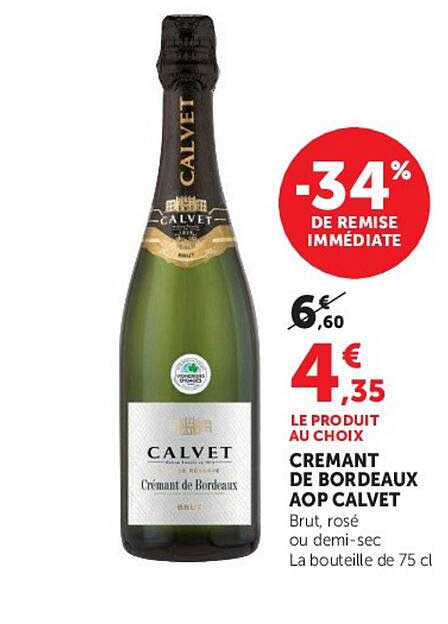 CREMANT DE BORDEAUX AOP CALVET