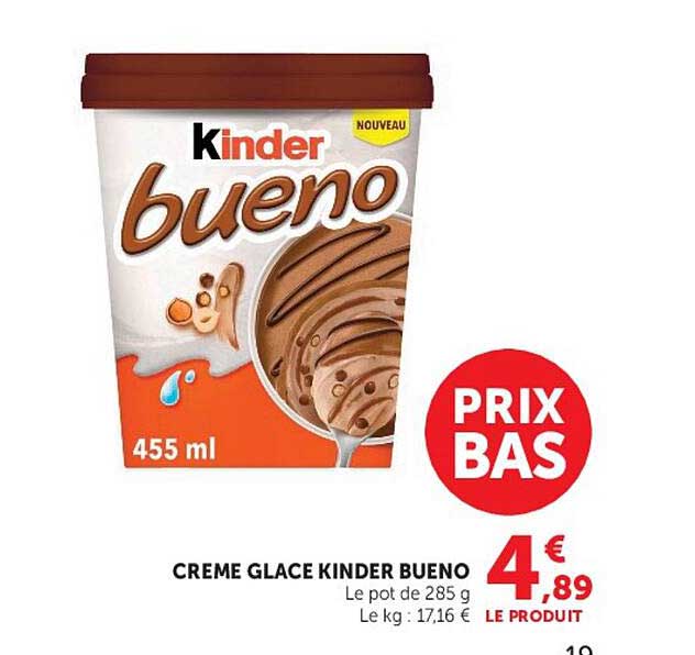 CREME GLACE KINDER BUENO
