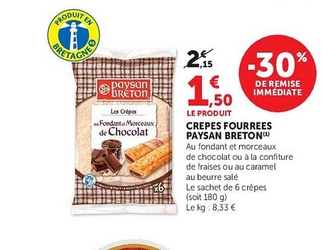 CREPES FOURREES PAYSAN BRETON