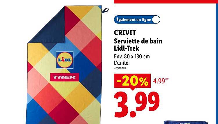CRIVIT Serviette de bain Lidl-Trek
