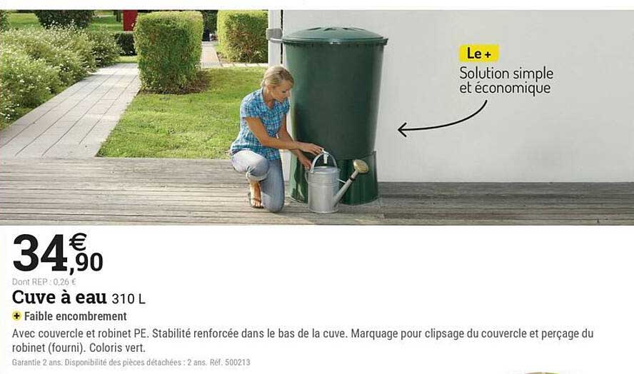 Cuve à eau 310 L