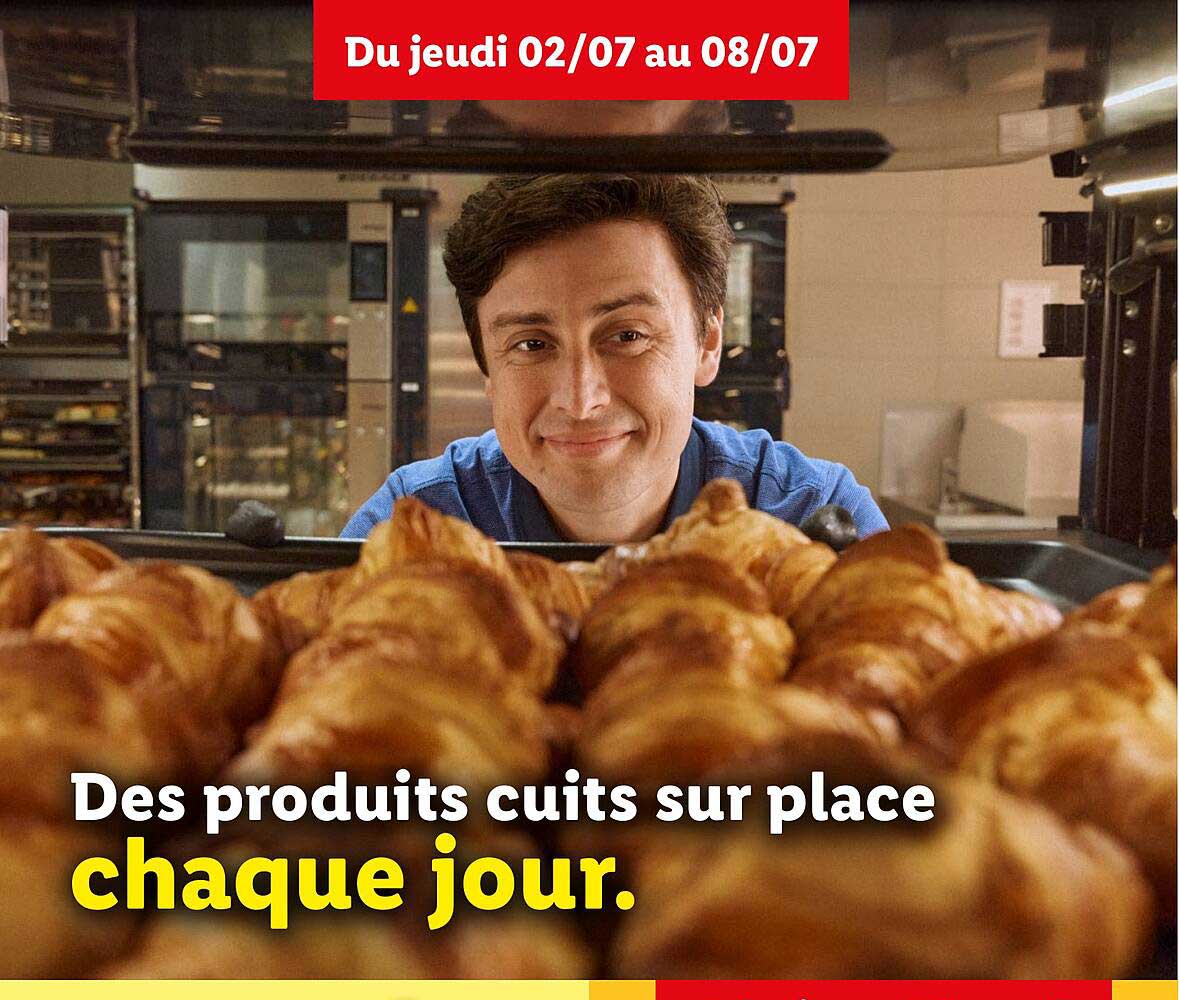 Des produits cuits sur place chaque jour.