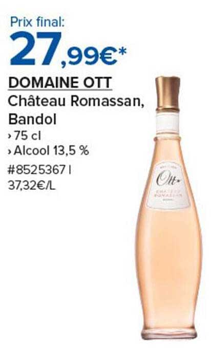 DOMAINE OTT Château Romassan, Bandol