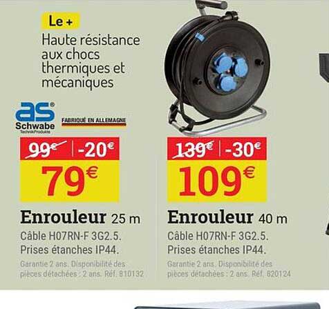 Enrouleur 25 m