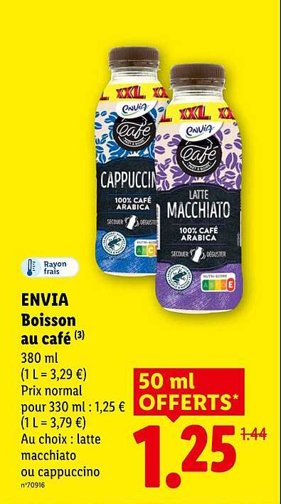 ENVIA Boisson au café