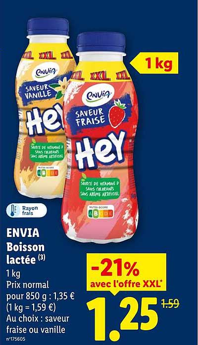 ENVIA Boisson lactée