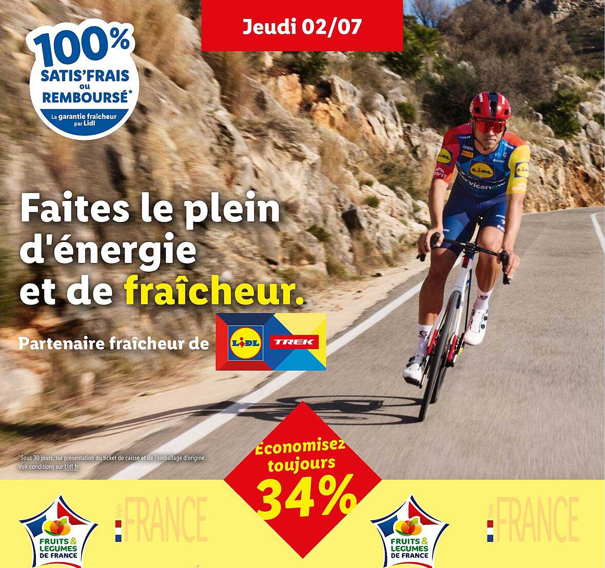 Faites le plein d'énergie et de fraîcheur.