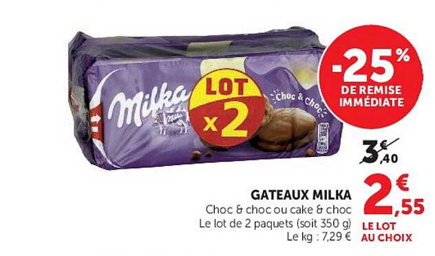 GATEAUX MILKA