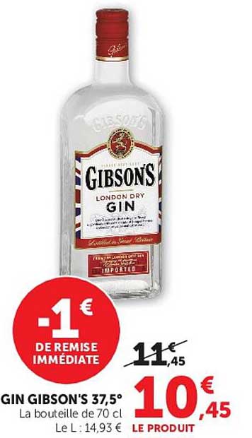 GIN GIBSON'S 37,5°