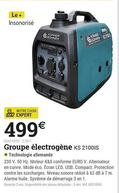 Groupe électrogène KS 2100IS