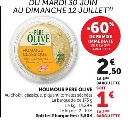 HOUMOUS PERE OLIVE
