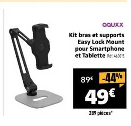 Kit bras et supports Easy Lock Mount pour Smartphone et Tablette Réf. 463015