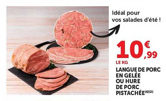 LANGUE DE PORC EN GELÉE OU HURE DE PORC PISTACHÉE