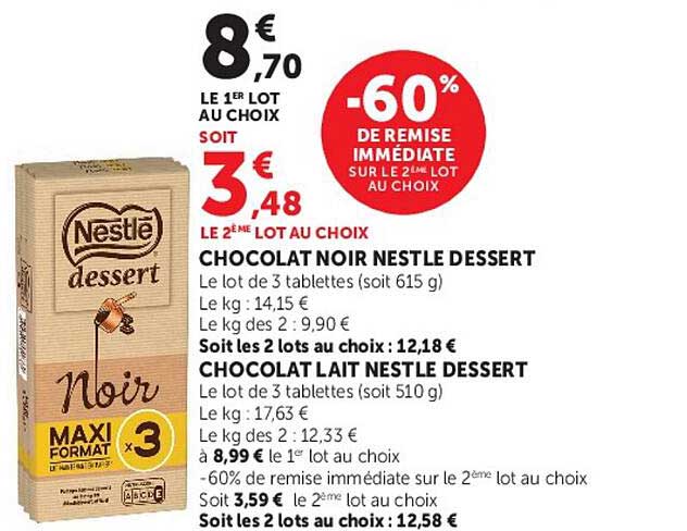 LE 1ER LOT AU CHOIX