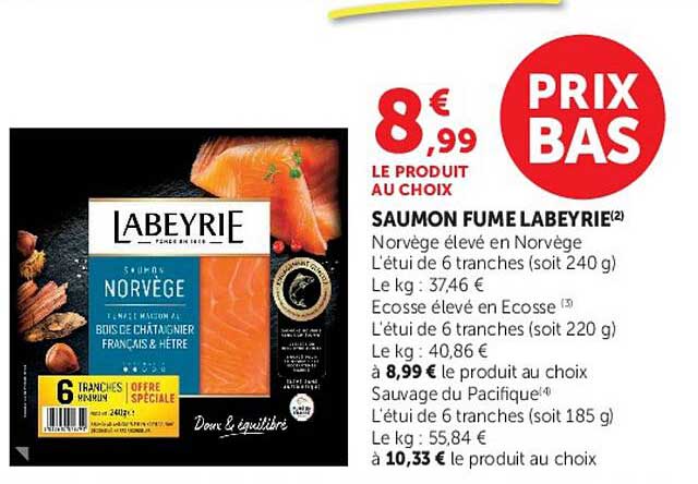 LE PRODUIT AU CHOIX