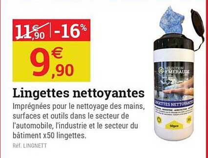 Lingettes nettoyantes