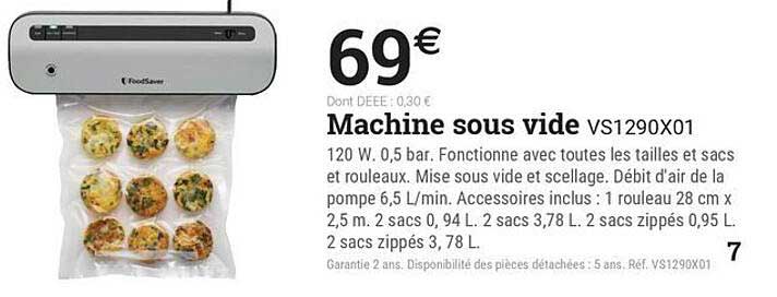 Machine sous vide VS1290X01