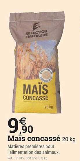 Maïs concassé 20 kg