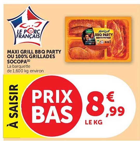 MAXI GRILL BBQ PARTY OU 100% GRILLADES SOCOPA(1)