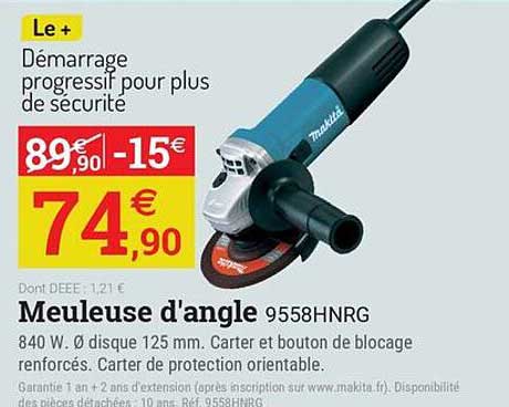 Meuleuse d'angle 9558HNRG