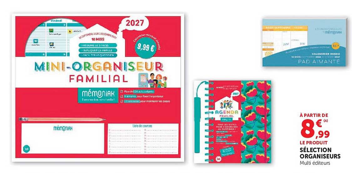 MINI-ORGANISEUR FAMILIAL
